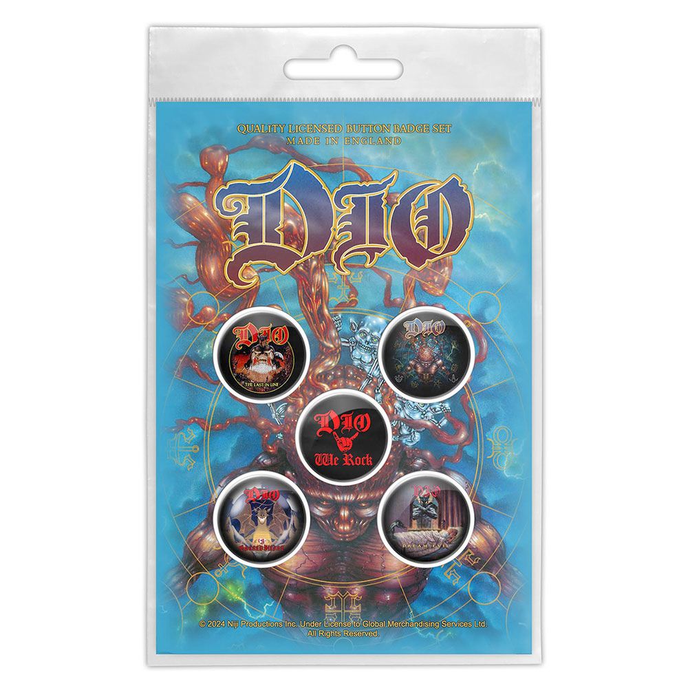 Dio - Strange Highways Badge/button - Set van 5 - Multicolours